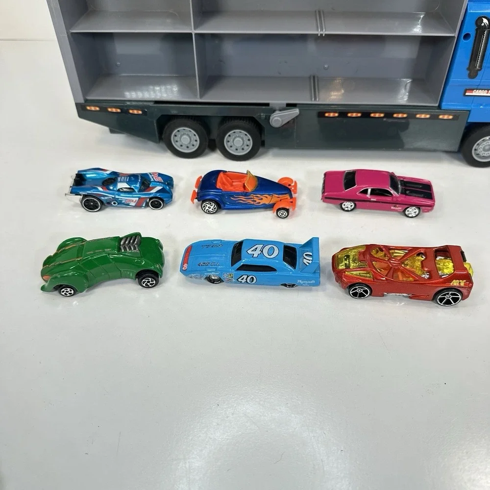 Transporter Toy Truck with 12 Cars Matchbox and More Racing and Offroad Play Set